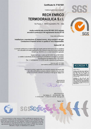 Certificazione ISO 9001